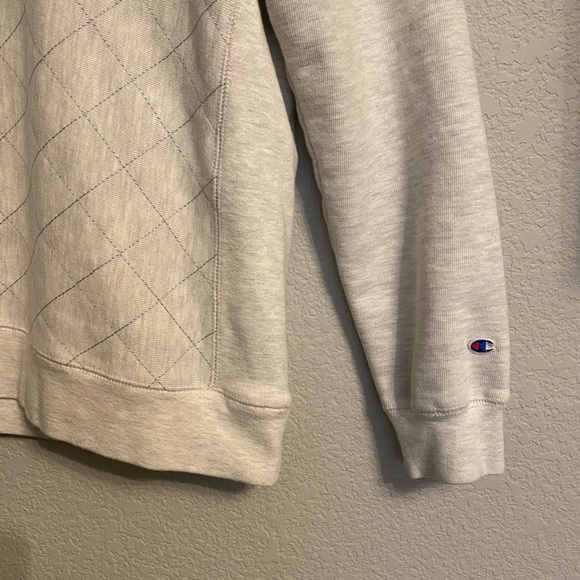 Women’s Weber State University Wildcats Qulited Quarter Zip Grey M - Picture 7 of 8